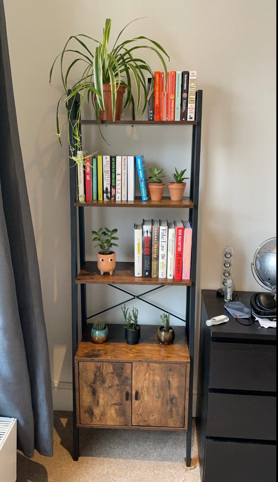 New Industrial Style Ladder Shelf Bookcase Bookshelf Shelving Etsy