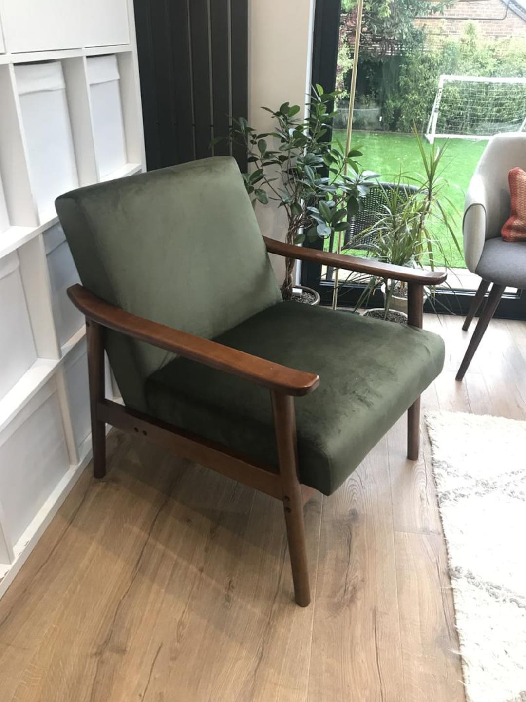 Mid Century Living Room Chairs Olive Green