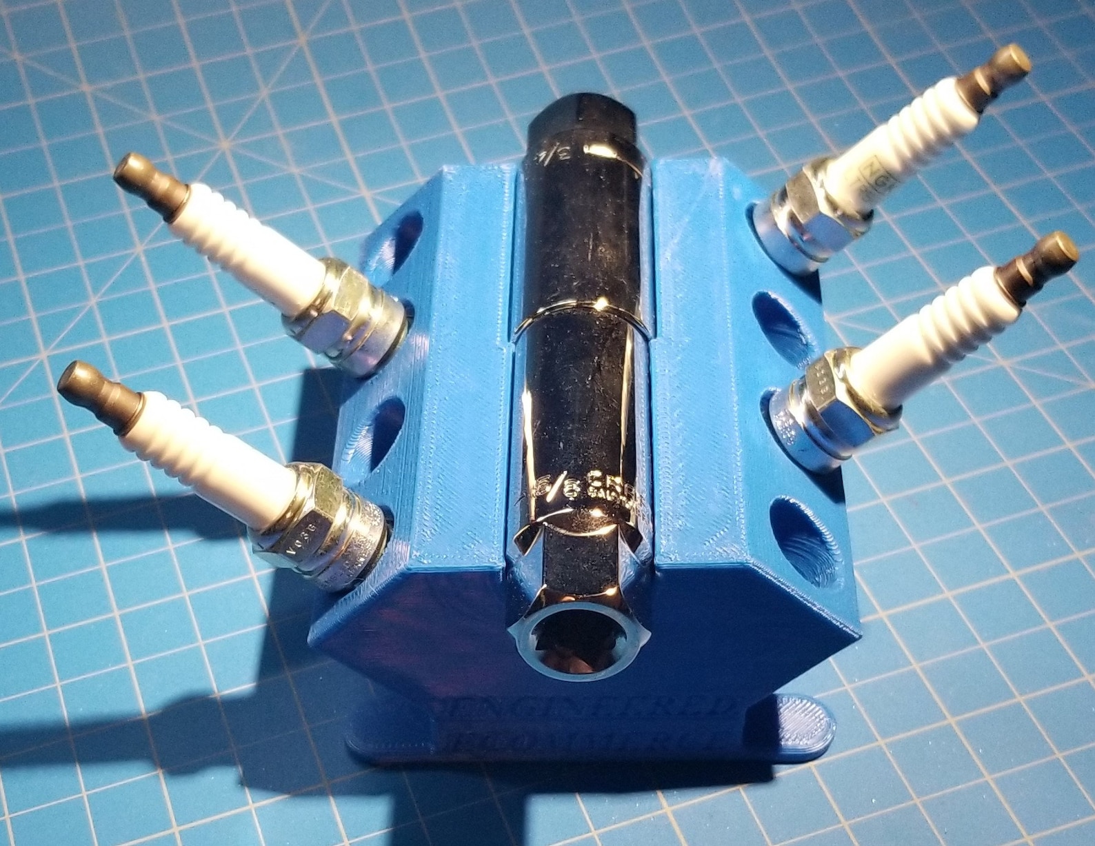 V8 Engine Sparkplug Holder Etsy