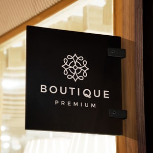 Custom Round Blade Sign: Double Sided Storefront Sign - Etsy