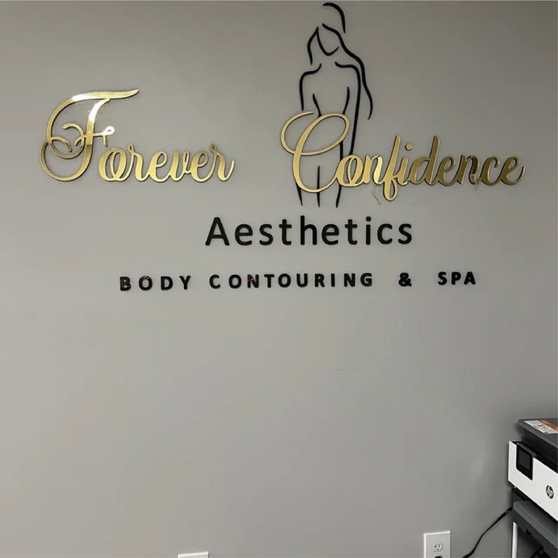 Reception Logo Sign Business Sign Custom Office Sign Custom Etsy