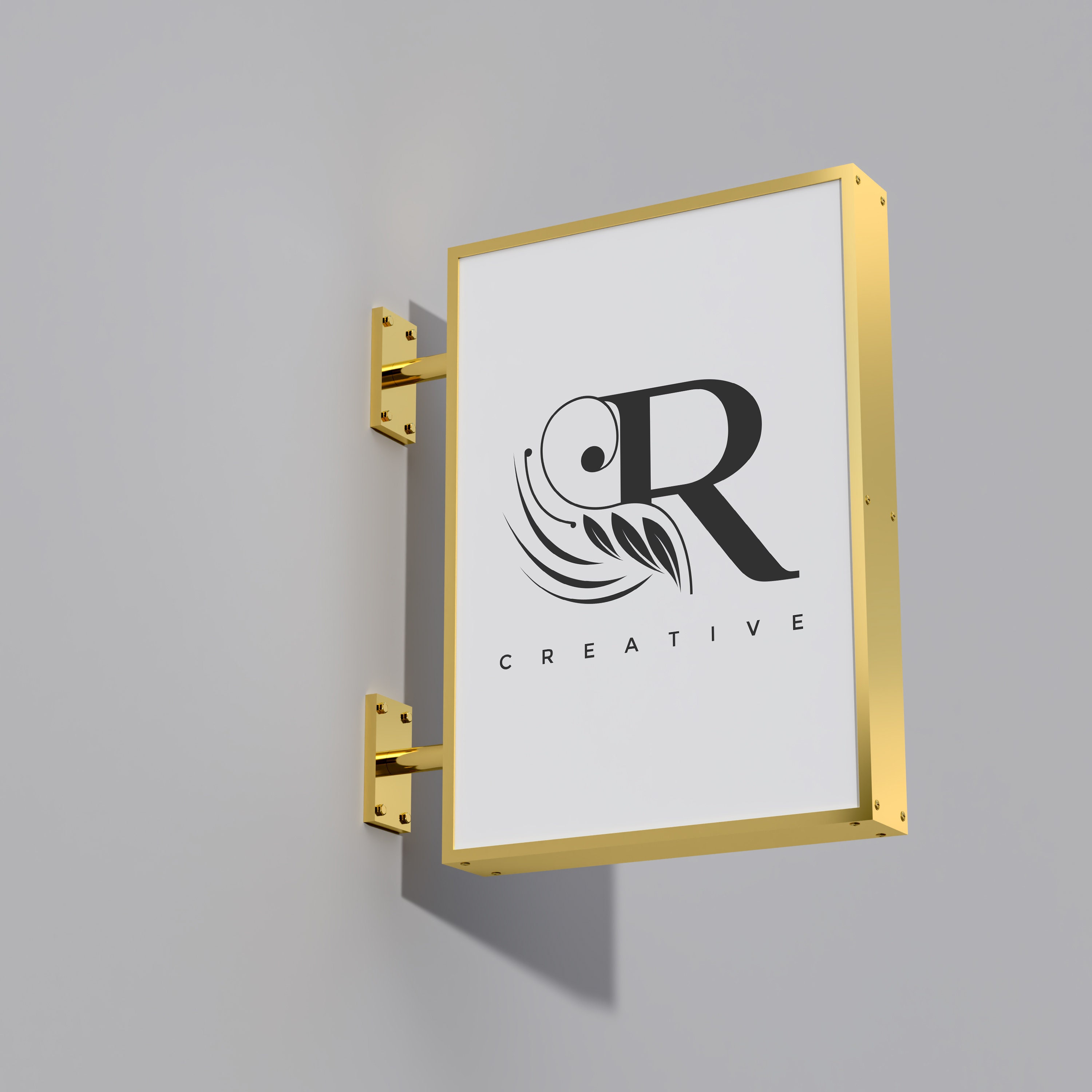 Custom LED Light Box Storefront Sign: Double Sided Projecting Business ...