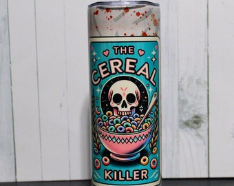 Cereal Killer Stainless Steel Tumbler, 20 oz Travel Mug