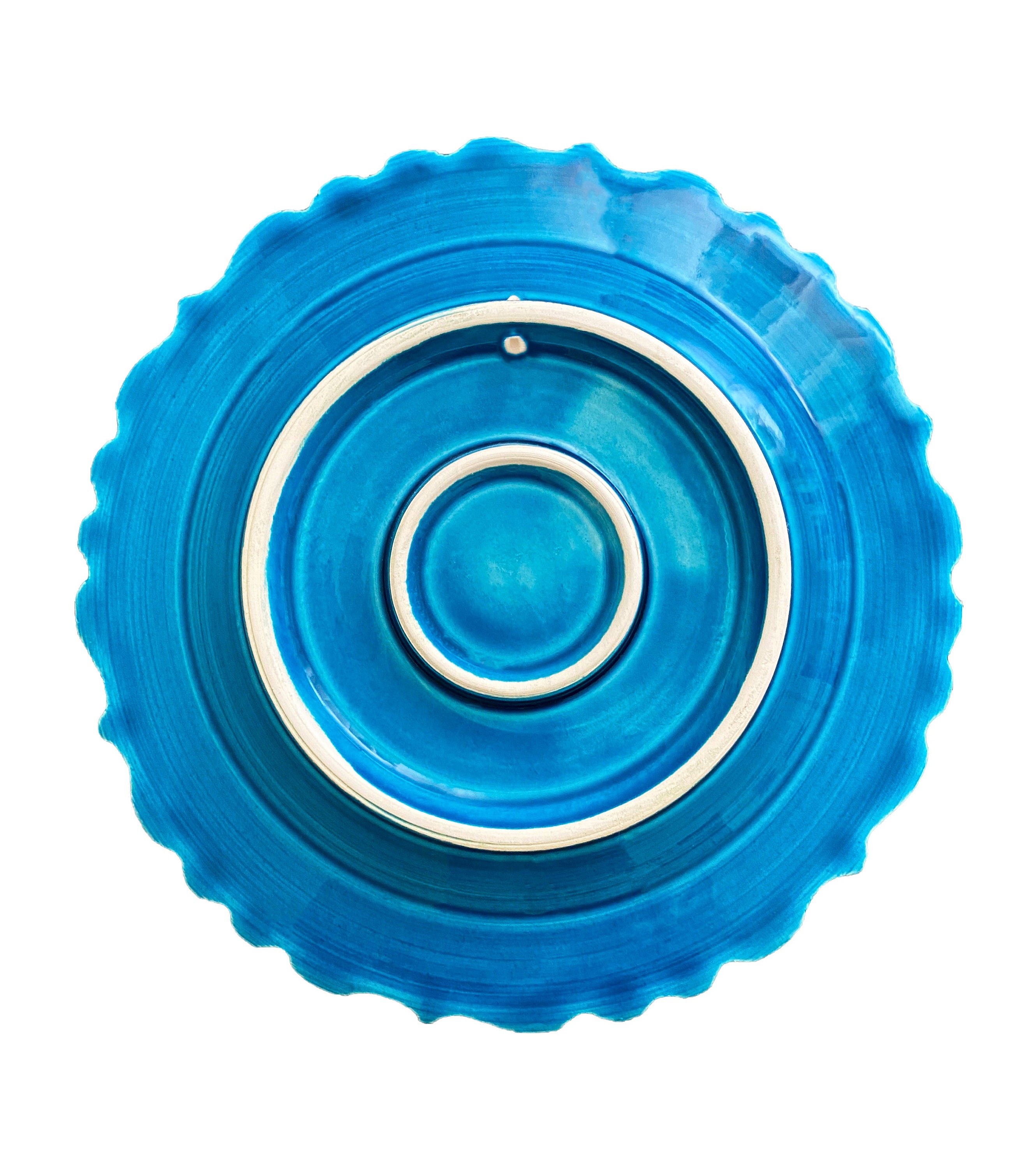 Handmade Decorative Plates for Display, Wall Hanging Decor, Embossed