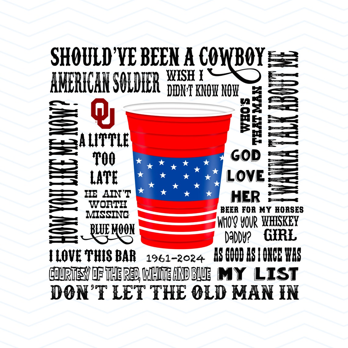 Toby Keith Png File Only Black Letters - Etsy