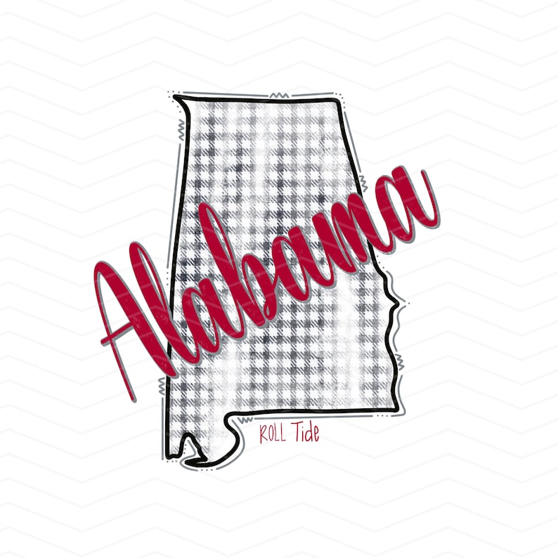 Alabama Distressed Png - Etsy