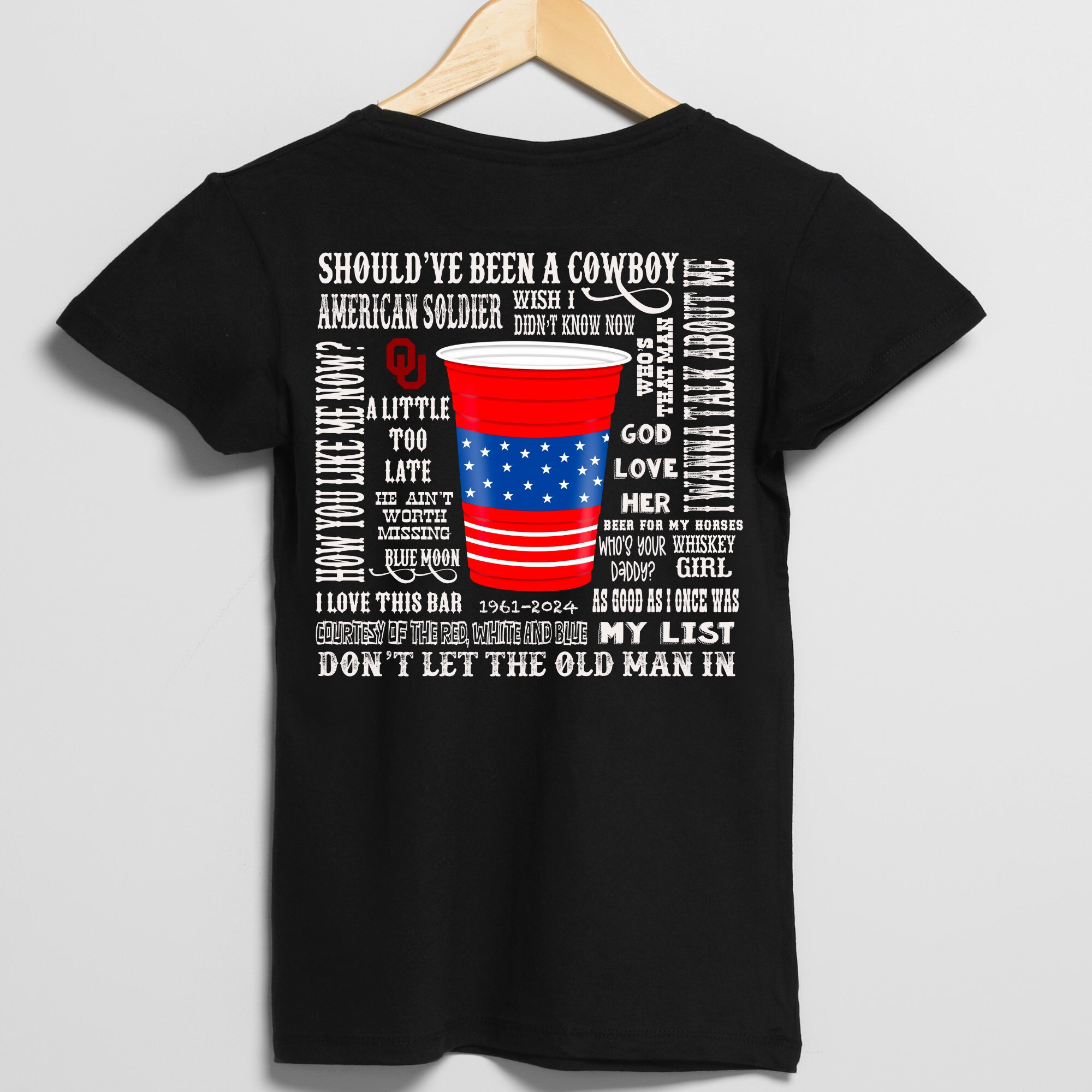 Red White And Blue And Whiskey Too T-Shirt Red White And Blue And Whiskey Too T-Shirt
