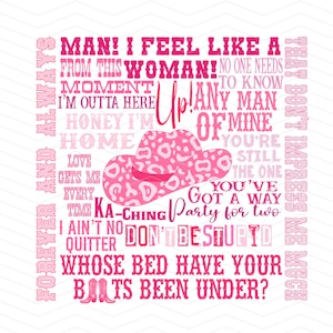 Shania Twain songs PNG file only