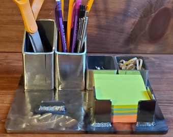 Desk Organizer : post-it note holder pen storage