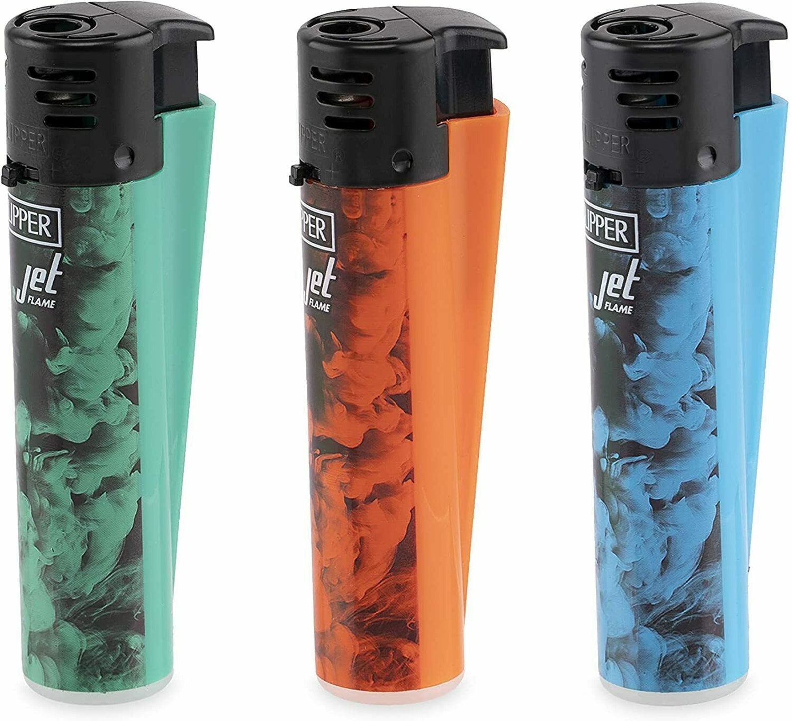 Clipper Refillable Lighters Display 48ct Jet Flame Etsy