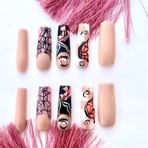 Anime Demon Girl Nails