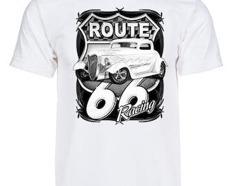 Gravity Trading Mens Route 66 Solar Color Changing Shirt Sun Tee