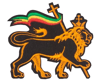 Rasta Löwe von Juda Aufnäher