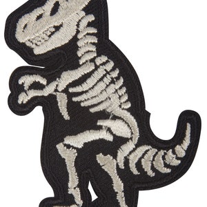 T-Rex X-Ray Dinosaur Skeleton Patch