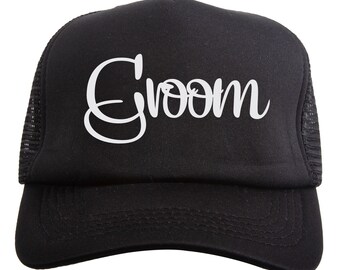 Gravity Trading Wedding Squad Adjustable Trucker Hat - Groom