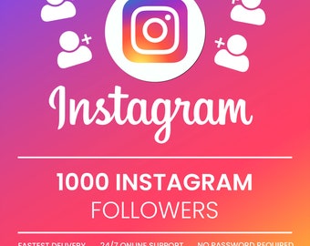 1 000 abonnés Instagram