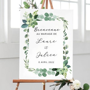 Welcome to the Wedding Poster in PDF Format, Personalized Wedding Decoration