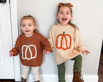 Suéter personalizado para bebés y niños pequeños / Suéter de otoño / Suéter bordado para bebé / Suéter con nombre / Sudadera bordada / Regalo de bebé