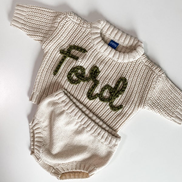 Newborn Sweater Set Etsy