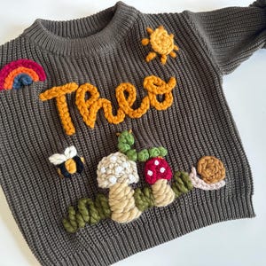 Custom Baby Sweater | Custom Toddler Sweater | Embroidered Sweater | Name Sweater | Baby Announcement | Baby Gift | Birthday Outfit