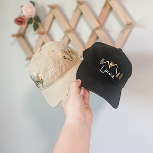 Baby ball cap | baby hat | toddler ball cap | toddler hat | kid ball cap | kid hat | name hat | custom hat | hand embroidered hat | name hat