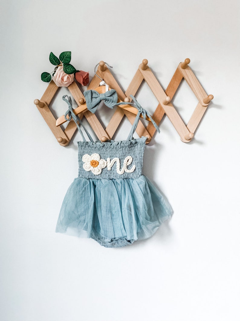 Custom romper custom tulle romper tutu romper embroidered romper image 1