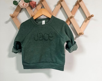 Custom embroidered baby sweatshirt