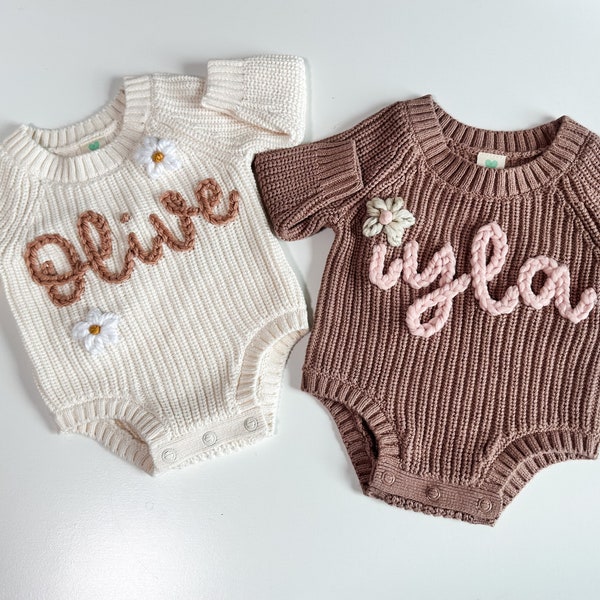 Newborn sweater romper | newborn sweater | newborn knit set | baby announcement | coming home outfit