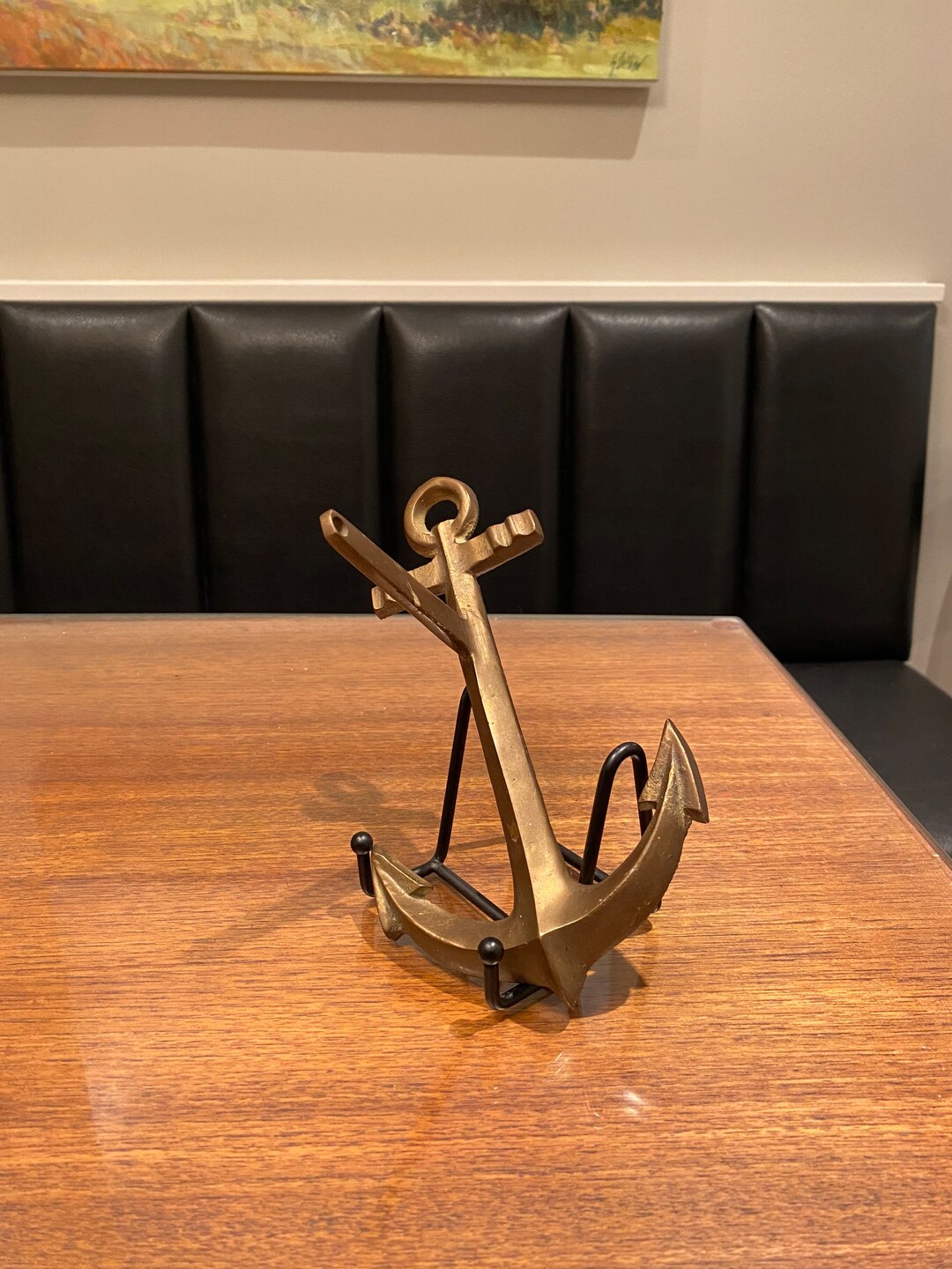 Vintage Brass Ships Anchor Ship Brass Anchor Decor Brass Anchor Decor