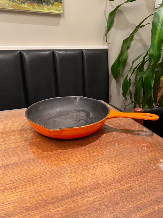 ヴィンテージ ル・クルーゼ 23 フレイムオレンジ 鋳鉄エナメル ダブル