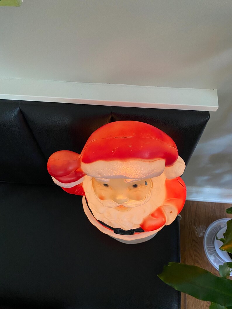 Vintage 19 Inch Blow Mold Santa / 1996 Empire Blow Mold Santa
