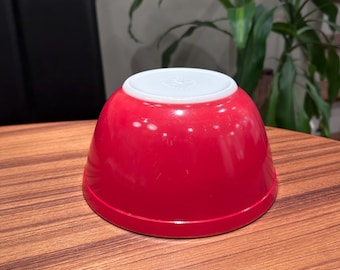 Vintage Red 402 Pyrex Nesting Bowl / Vintage Red 402 Pyrex Bowl / Red Pyrex bowl / Red Pyrex Nesting Bowl