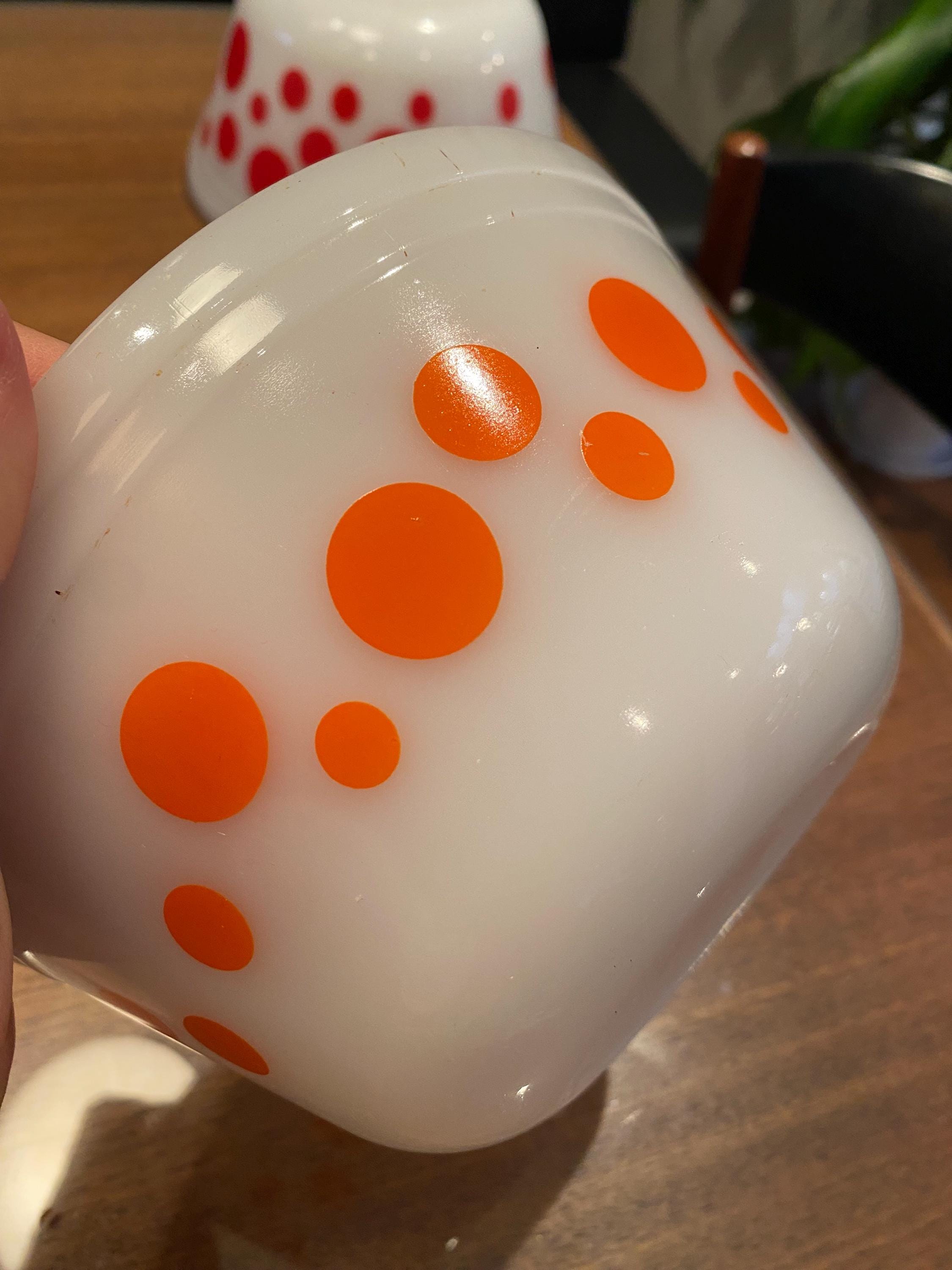 ヴィンテージ フェデラル ポルカドット ボウルセット/ヴィンテージ