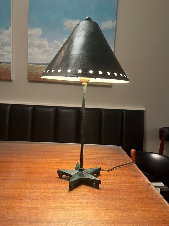 Star cut out sale lamp