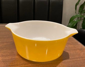 Vintage Pyrex 475 gelb (ohne Deckel)
