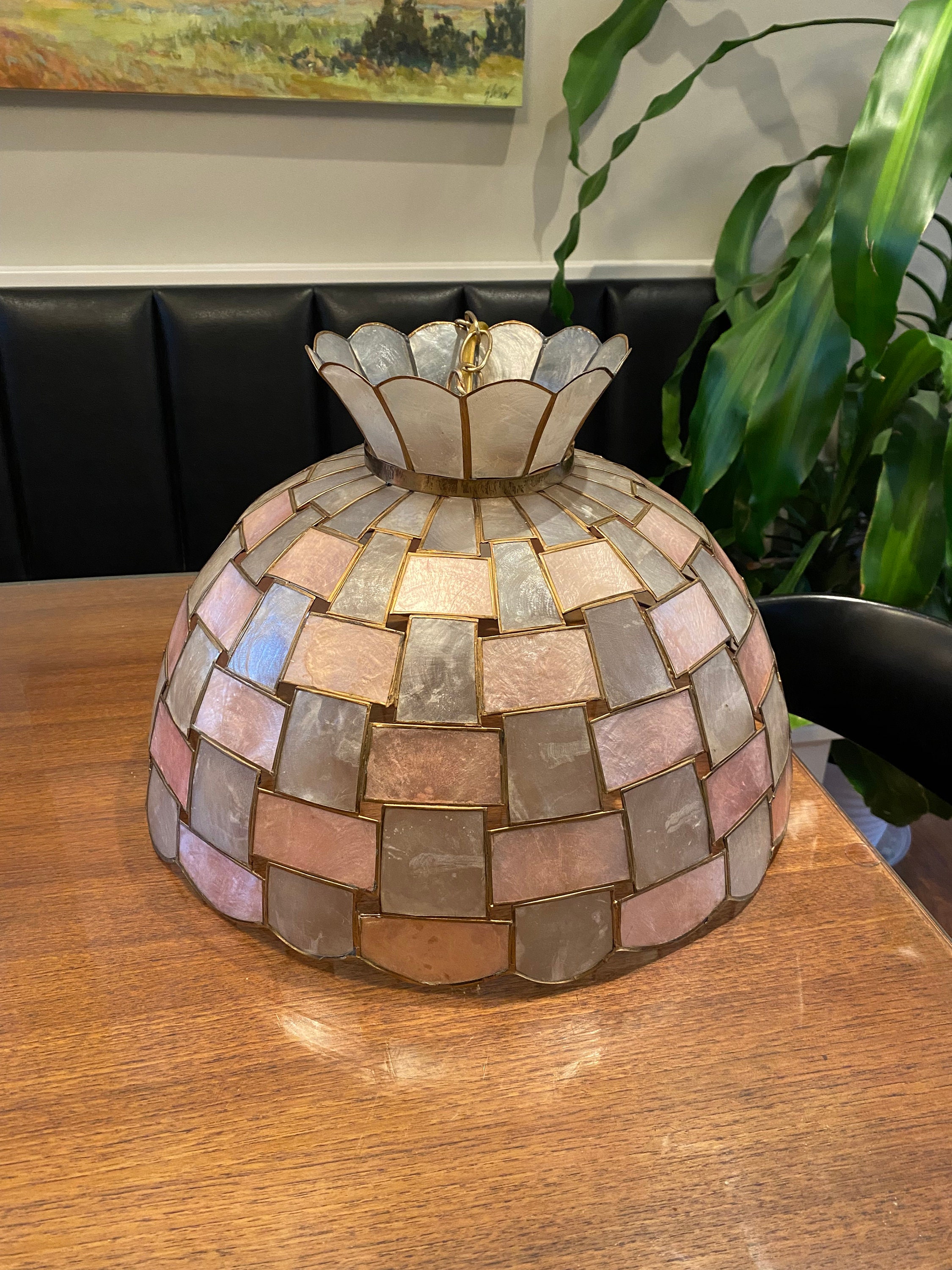 Capiz shell cheap lamp shade