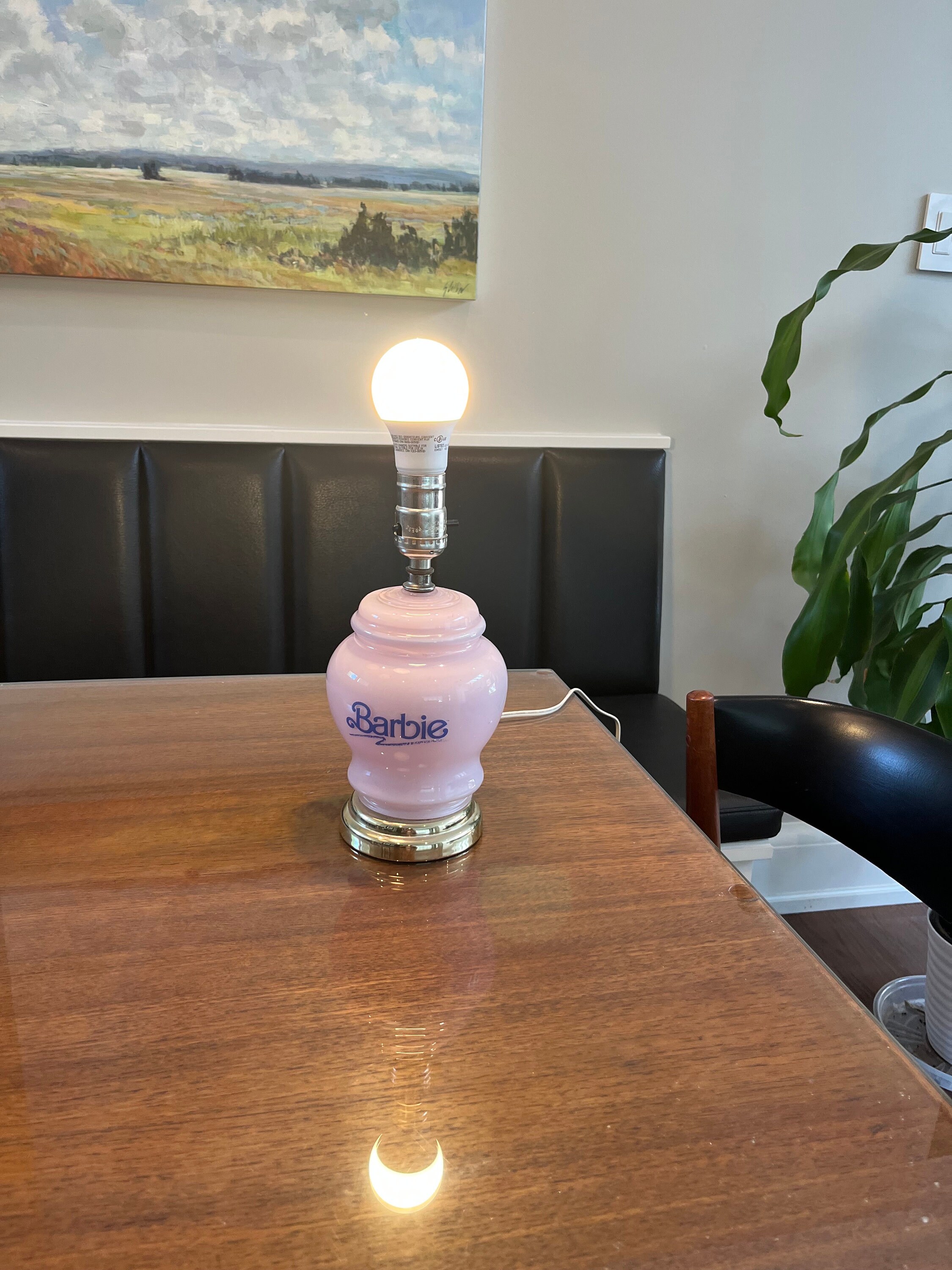 Vintage Barbie Branded Table Lamp Etsy