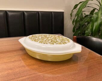 Vintage Pyrex Verde Kasserolle