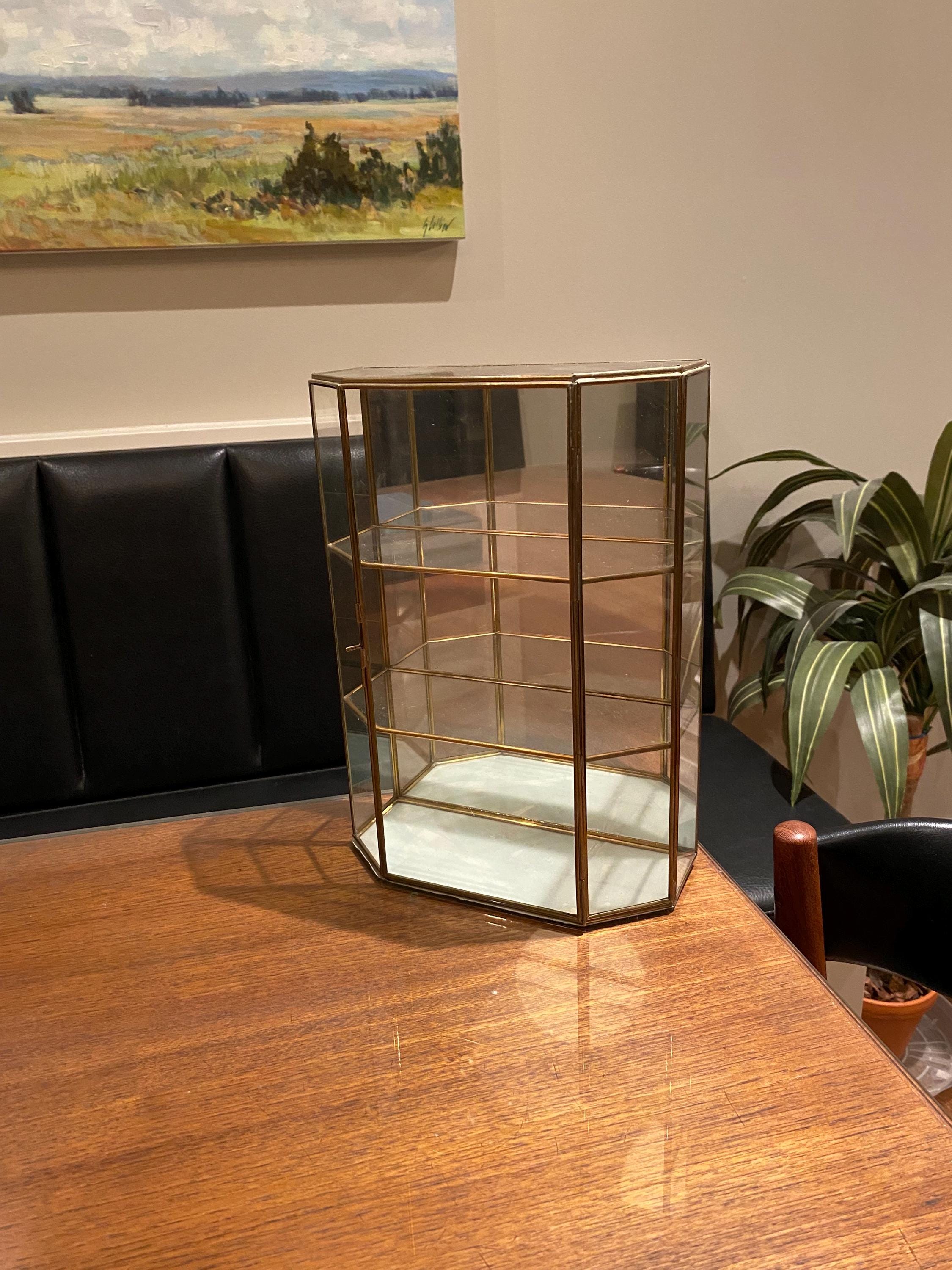 ヴィンテージ glass shelf Vintage Glass Shelf - Etsy