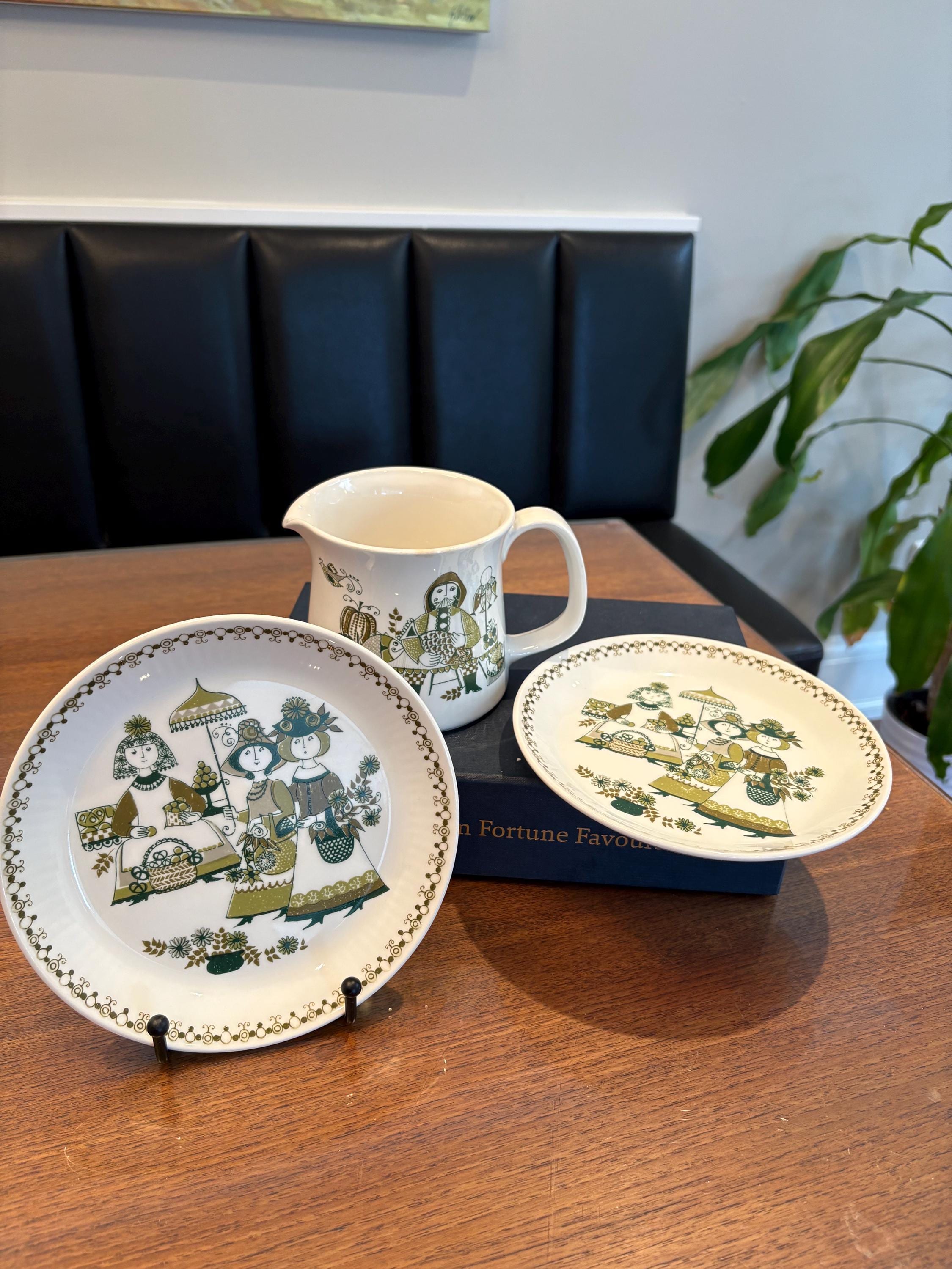 Norwegian fish plates - Etsy 日本