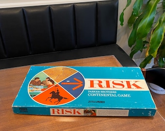 1968 Risiko Spiel Parker Brothers Rote Karten Komplett Super Zustand