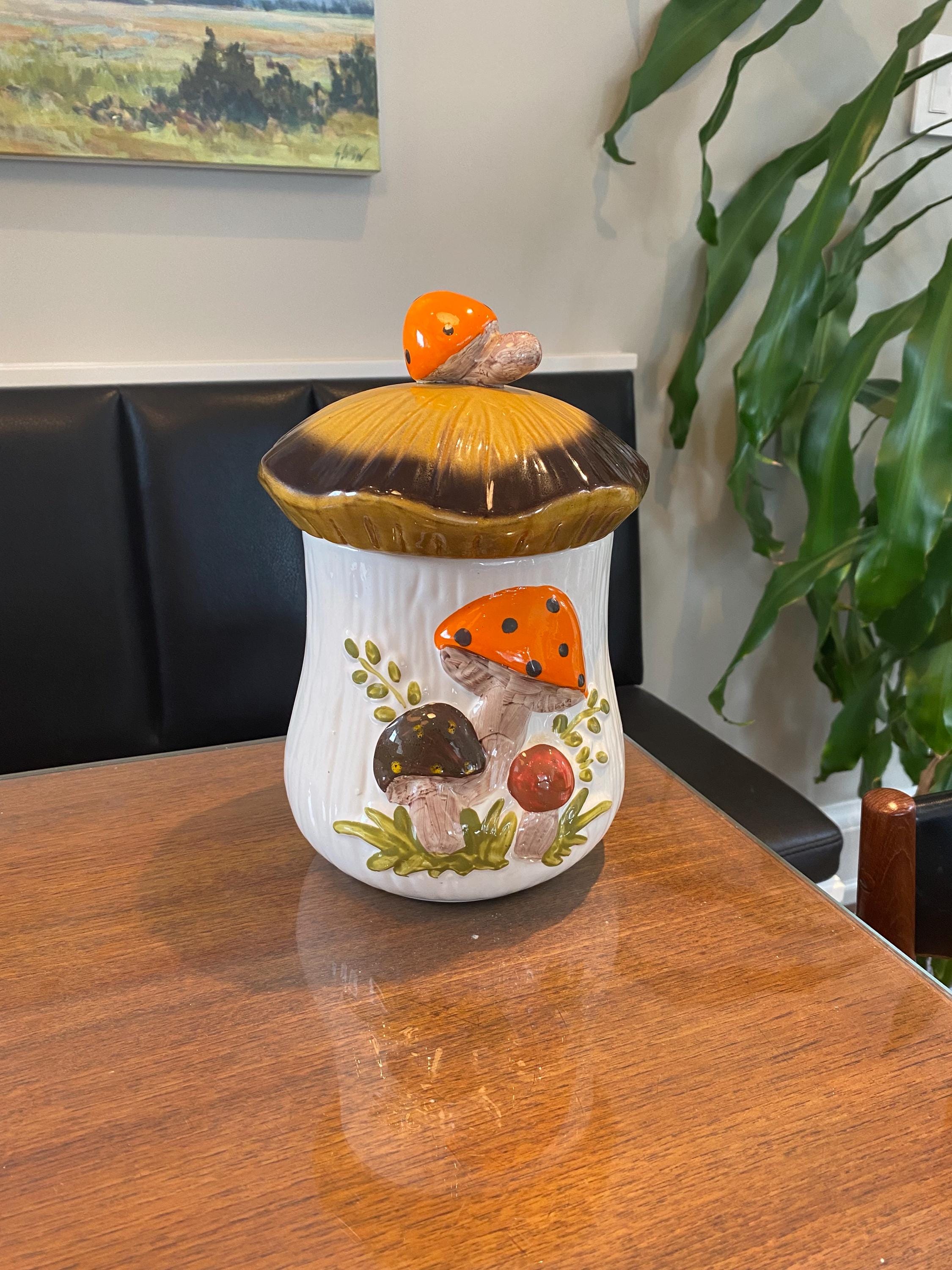 1970 Mushroom Canister Set - Etsy