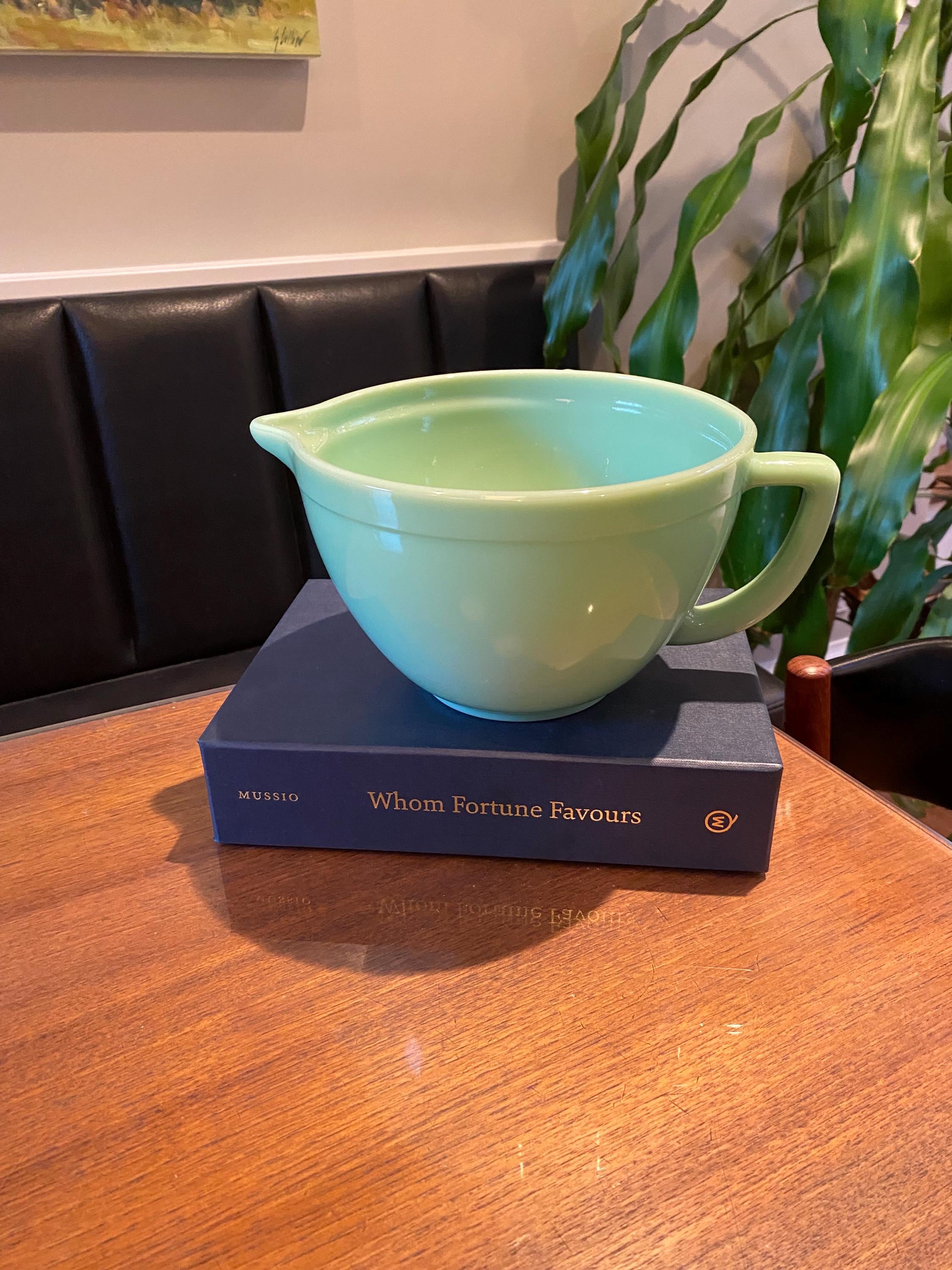 ファイヤーキング ジェダイ バターディッシュ FireKing jade-ite Fire King Jadeite Batter Bowl - Etsy
