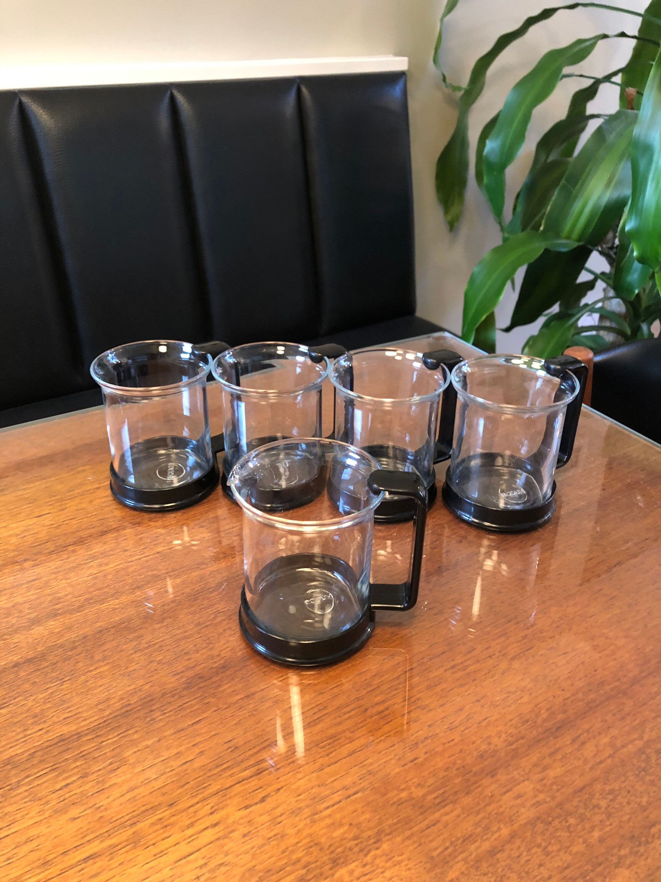 Bodum Chambord Glass Coffee Cups Set 80s Burgundy and Black -  Norway