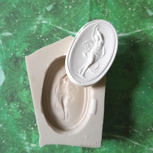 Silicone Mold Intaglio Gemme Cameo Casting Mold DIY Casting Plaster Casting Crafting