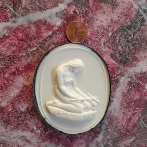 P242 reuige Magdalena  Kamee Gipsabdruck Intaglio Abformung aus der Intagliosammlung