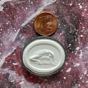 P310 Amazone ferita Intaglio Kamee Liberotti Sammlung Daktyliothek