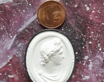 P198, Apollo, cameo, plaster cast, intaglio, impression from the intaglio collection of Giovanni Liberotti