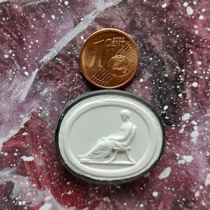P208 Agrippina   Kamee Gipsabdruck Intaglio Reproduktion einer Daktyliothek von Liberotti