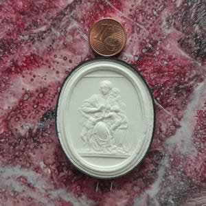 P262 Die Wohltätigkeit Kamee Gipsabdruck Intaglio